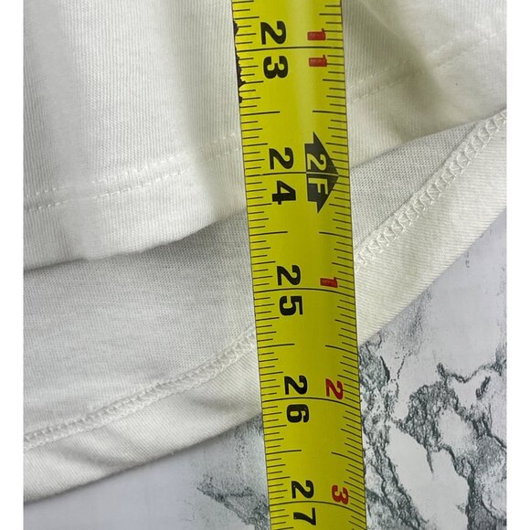 Style & Co Womens Small / Medium (See Measurements) Perf Tee White Graphic Tee - Picture 4 of 9